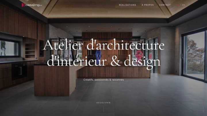 Capture du site bsmcasaling.com - réalisé par KRSNQ. studio web Écublens